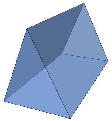 Prisme à base triangulaire